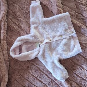 Light pink fuzzy sweatshirt